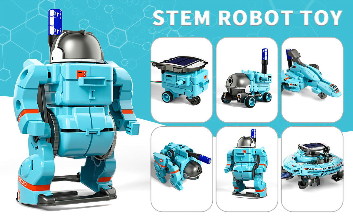 MUSICOZY 6-in-1 Building Science STEM Kits，STEM Projects for Kids Ages 8-12 12-16 Solar Robot Kit Space Toys Birthday Gifts for 8 9 10 11 12 13 14 15 16 Year Old Boys Girls