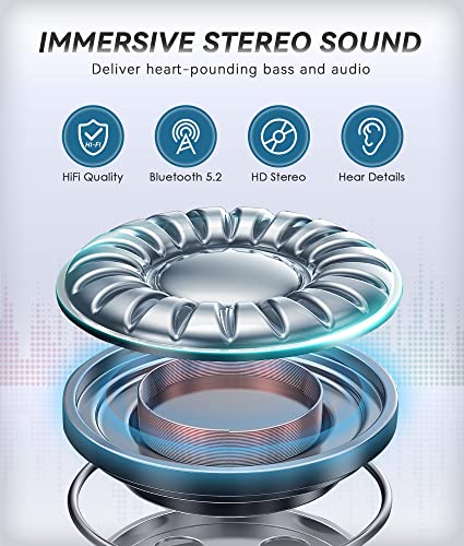 Bluetooth 5.2 Sleep Headphones  Wireless Headband Earphones Sleeping Mask & Workout Headband for Women Men  Ideal for Running  Travel & Relaxation  Cool Tech Gifts
