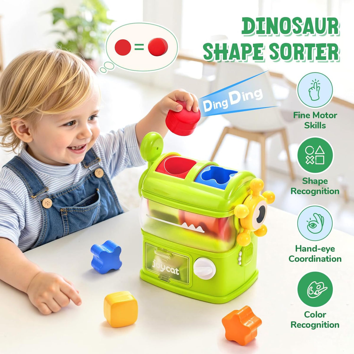 Baby Shape Sorter Game Machine Interactive Shape Sorter Toy for Toddlers Montessori Mini Vending Machine Color Matching&Sorting Learning Toys Kids Early Learning Toys Xmas Gifts for 1 2 3 Year Old