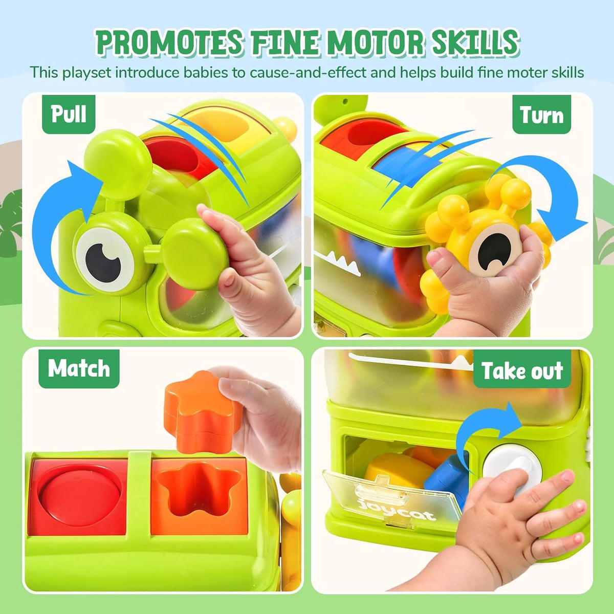 Baby Shape Sorter Game Machine Interactive Shape Sorter Toy for Toddlers Montessori Mini Vending Machine Color Matching&Sorting Learning Toys Kids Early Learning Toys Xmas Gifts for 1 2 3 Year Old